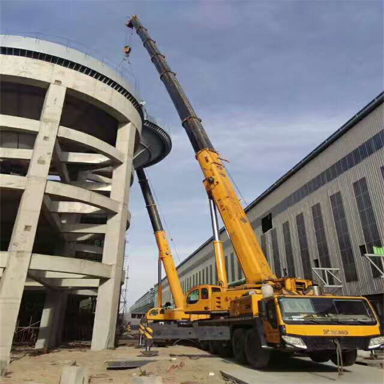 淮安淮安商场大型空调机组吊装（高空）吊装现场实拍
